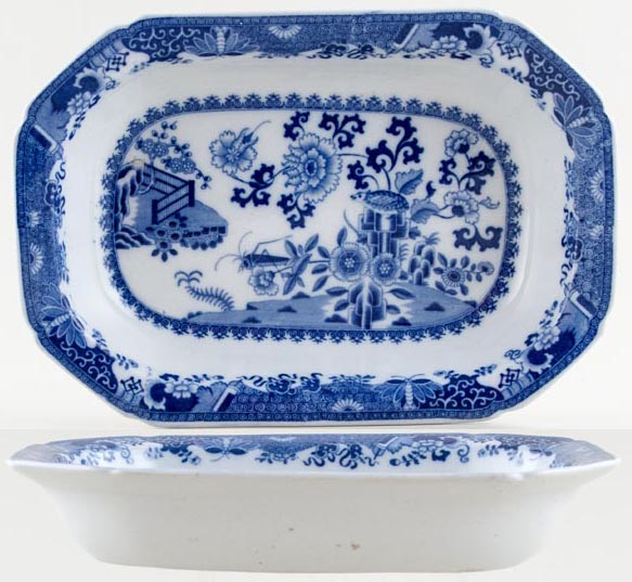 Dish rectangular c1820